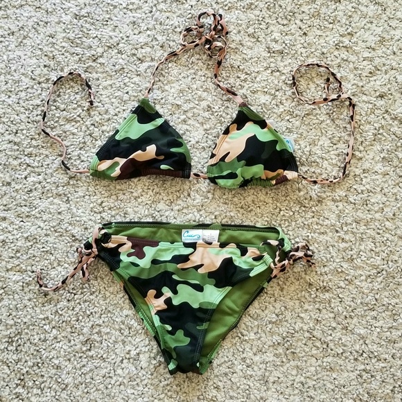 California Wave camouflage women's S bikini set - Picture 1 of 1